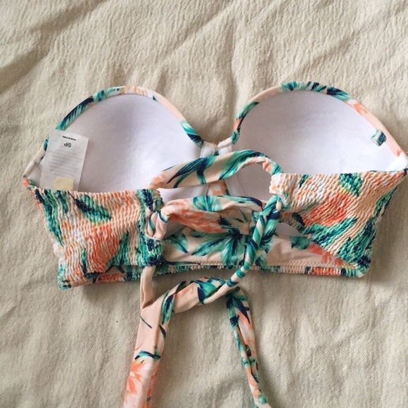 Tori Praver Seafoam Swim Bikini Top Small - Picture 2 of 5